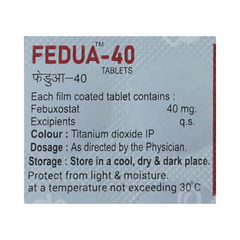 Fedua 40 MG Tablet 10 Fedua 40 MG Tablet 10