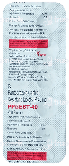 Ppbest 40 Mg Tablet 10