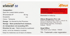 Vivocet 50 Tablet 15 Vivocet 50 Tablet 15