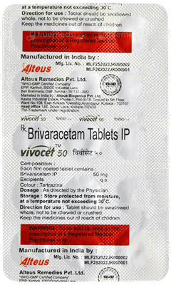 Vivocet 50 Tablet 15 Vivocet 50 Tablet 15