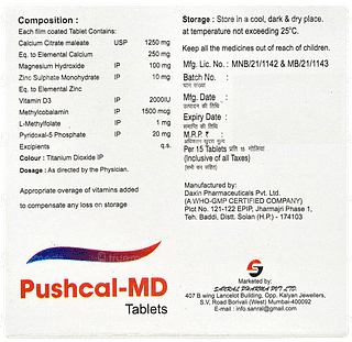 Pushcal Md Tablet 15