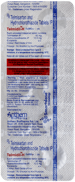Telmidil H Tablet 10