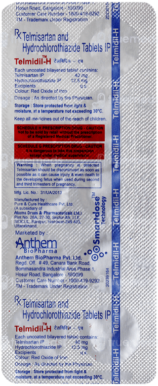 Telmidil H Tablet 10