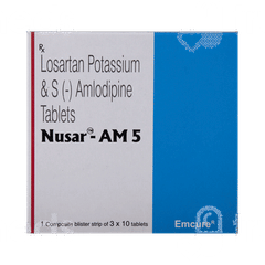 Nusar Am 5 MG Tablet 10 Nusar Am 5 MG Tablet 10