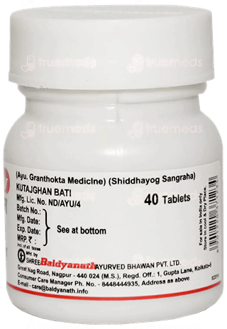 Baidyanath Kutajaghan Bati Tablet 40