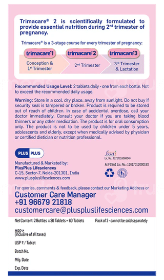 Trimacare 2 Tablet 60