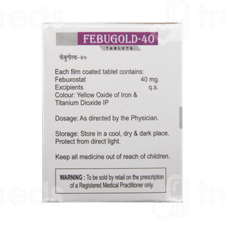 Febugold 40 MG Tablet 10