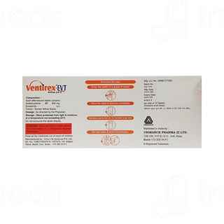 Ventirex Evt Orange Flavour Sugar Free Effervescent Tablet 10