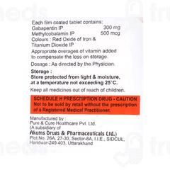 Actigaba M 300 MG Tablet 10