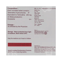 Terefin 250mg Tablet 7