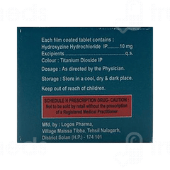 Droxyzine 10 MG Tablet 10 Droxyzine 10 MG Tablet 10