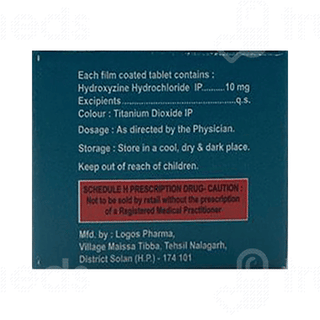 Droxyzine 10 MG Tablet 10