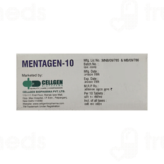 Mentagen 10 Tablet 10 Mentagen 10 Tablet 10