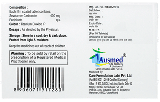 Sevelamer 400 Tablet 10
