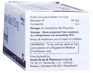 Bilmegh 20 Mg Tablet 10