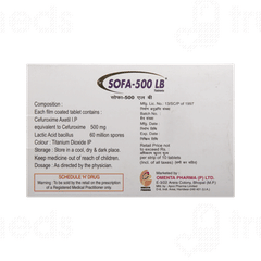 Sofa Lb 500 MG Tablet 10