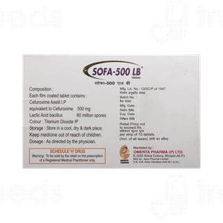 Sofa Lb 500 MG Tablet 10