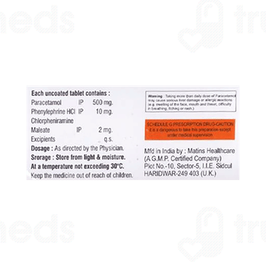 Lit Cold Tablet 10 - Uses, Side Effects, Dosage, Price | Truemeds