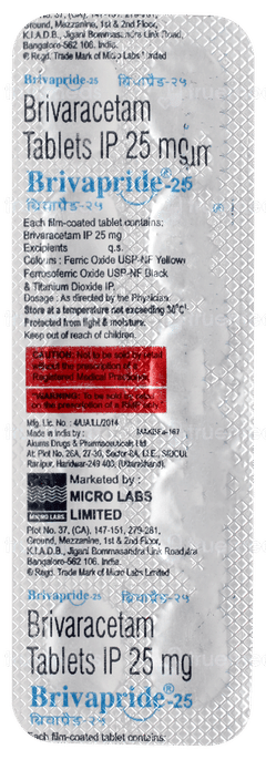 Brivapride 25 Tablet 10