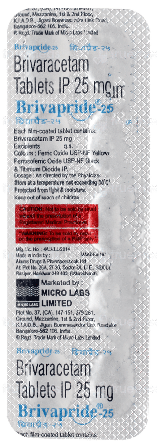 Brivapride 25 Tablet 10