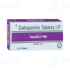 Gabasarv 100 MG Tablet 10 Gabasarv 100 MG Tablet 10