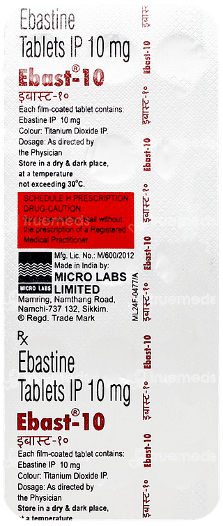 Ebast 10 Tablet 15