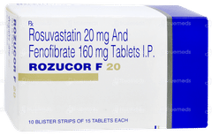 Rozucor F 20 Tablet 15 Rozucor F 20 Tablet 15