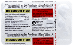 Rozucor F 20 Tablet 15 Rozucor F 20 Tablet 15