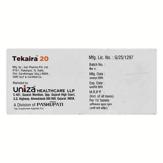 Tekaira 20 Mg Tablet 10