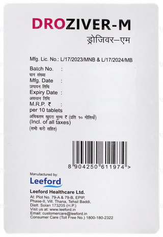 Droziver M Tablet 10