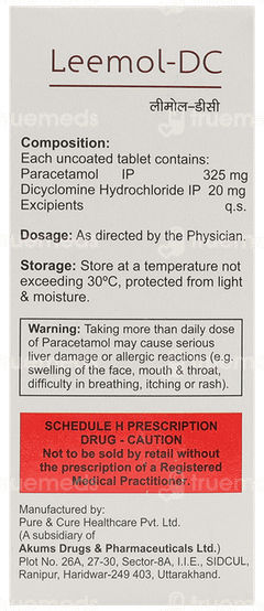 Leemol Dc Tablet 10 Leemol Dc Tablet 10