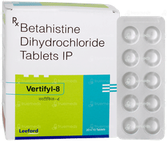 Vertifyl 8 MG Tablet 10 Vertifyl 8 MG Tablet 10