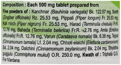 Patanjali Divya Kanchnar Guggul Tablet 80