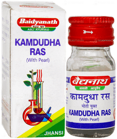 Baidyanath Kamdudha Ras Moti Yukta Tablet 25