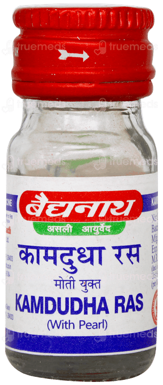 Baidyanath Kamdudha Ras Moti Yukta Tablet 25
