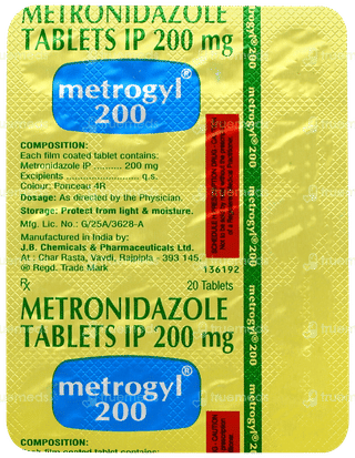 Metrogyl 200 Tablet 20