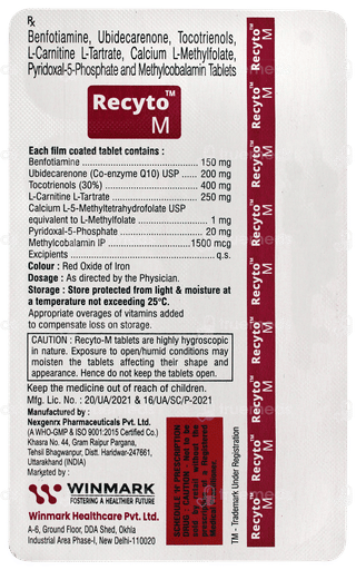 Recyto M Tablet 10