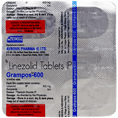 Grampos 600 Mg Tablet 4 Grampos 600 Mg Tablet 4