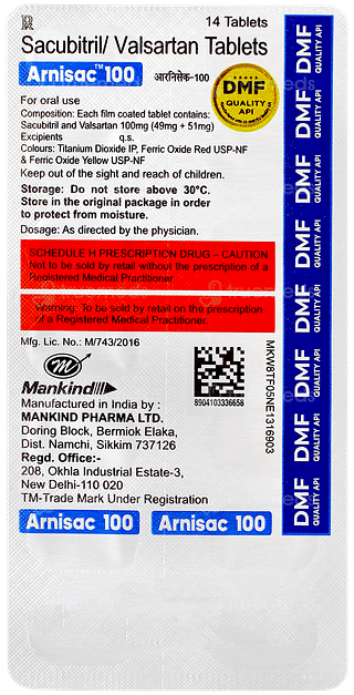 Arnisac 100 Tablet 14