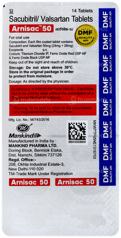 Arnisac 50 Tablet 14 Arnisac 50 Tablet 14