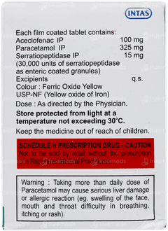 Intadol Sp Forte Tablet 10
