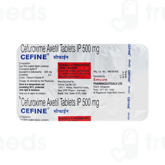 Cefine 500 MG Tablet 10 Cefine 500 MG Tablet 10
