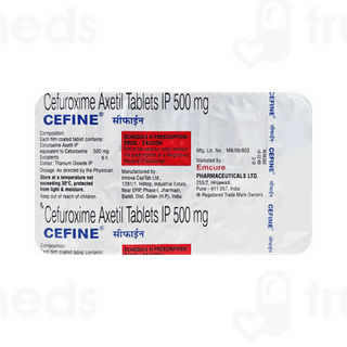 Cefine 500 MG Tablet 10