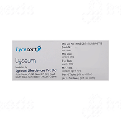 Lycecort Tablet 10 Lycecort Tablet 10