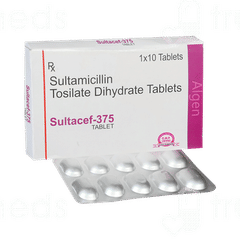 Sultacef 375 MG Tablet 10