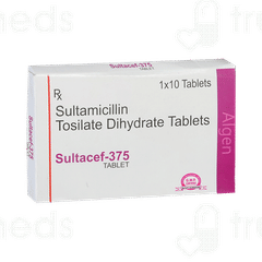 Sultacef 375 Mg Tablet 10 Sultacef 375 Mg Tablet 10