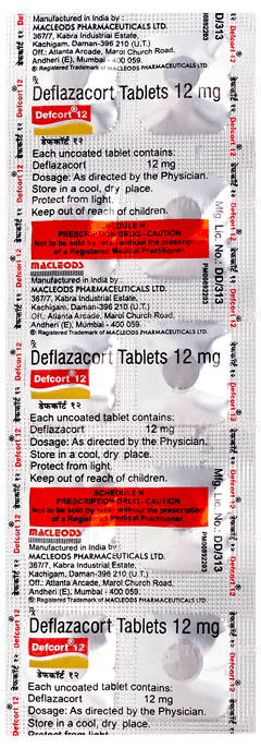 Defcort 12 Tablet 10 Defcort 12 Tablet 10