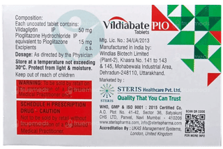 Vildiabate Pio Tablet 15