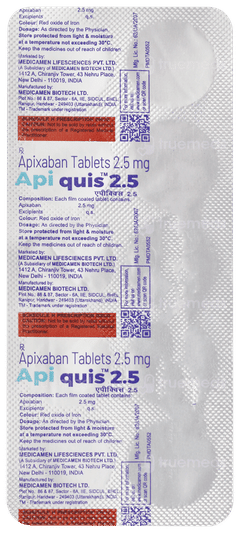 Apiquis 2.5 Tablet 10
