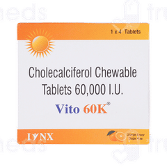 Vito 60k Orange Flavour Sugar Free Chewable Tablet 4